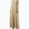 Model wears Abaya | Light Beige